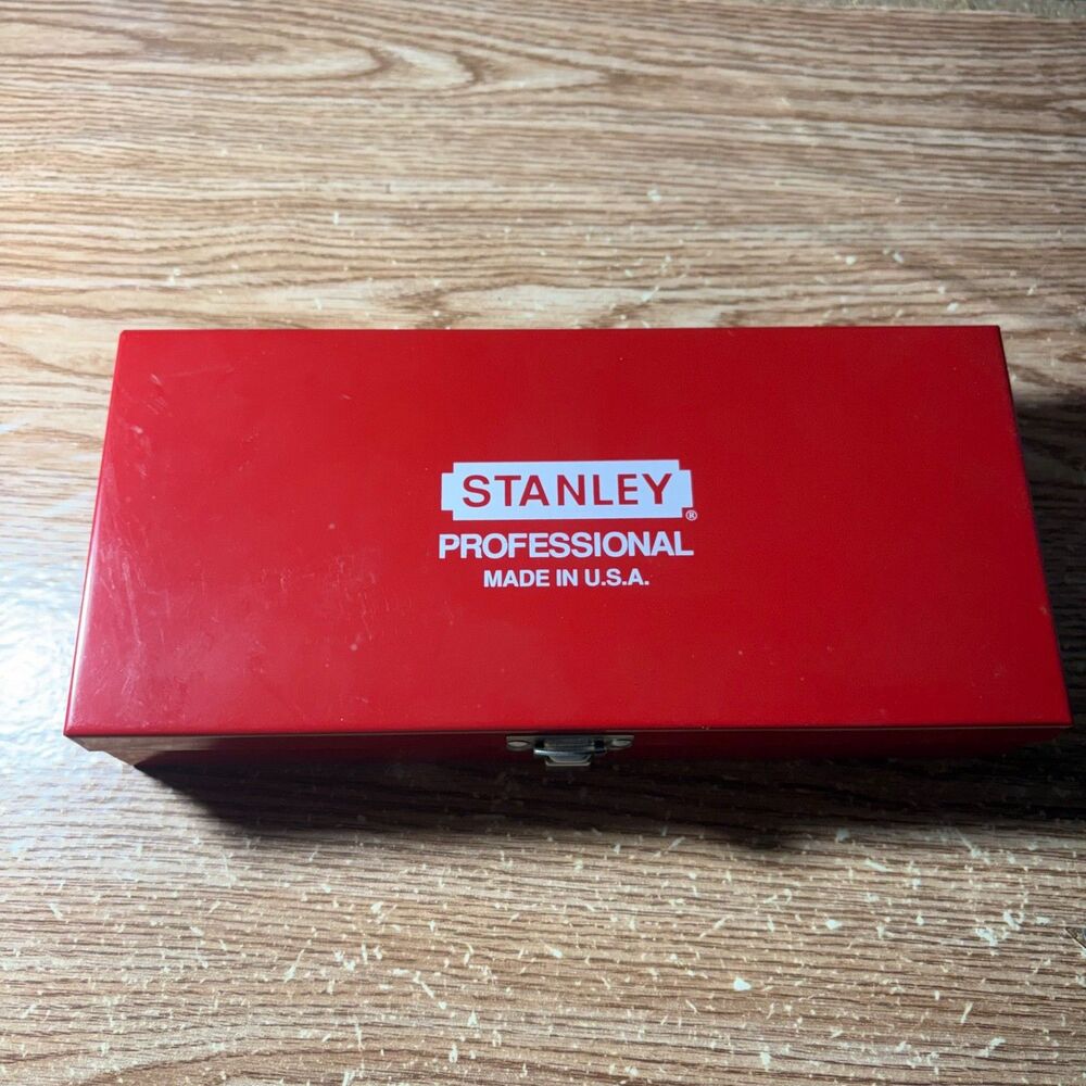 Vintage Stanley Professional 12 Piece 3/8" Drive 6 Point Socket Set   86-918